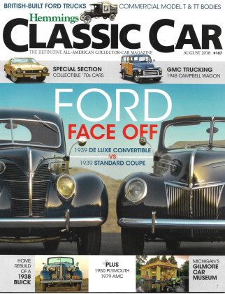 HEMMINGS CLASSIC CAR 2018 AUG - FACE OFF '39 DE LUXE CONV VS '39 STANDARD COUPE